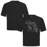 Black Tampa Bay Rays Levelwear Sunrise Luxe Signature Knit T-Shirt