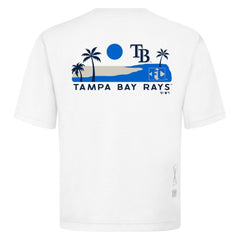 White Tampa Bay Rays Levelwear Panoramic Luxe Signature Knit T-Shirt