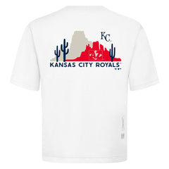 White Kansas City Royals Levelwear Luxe Signature Knit T-Shirt