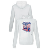 White Texas Rangers Levelwear Sunrise Relay Hoodie