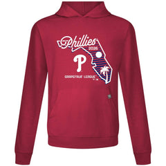 Red Philadelphia Phillies Levelwear Sunrise Relay Hoodie