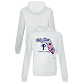 White Philadelphia Phillies Levelwear Sunrise Relay Hoodie