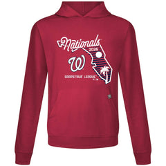 Red Washington Nationals Levelwear Sunrise Relay Hoodie