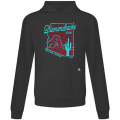 Black Arizona Diamondbacks Levelwear Sunrise Relay Hoodie