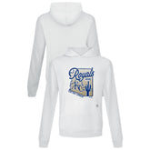 White Kansas City Royals Levelwear Sunrise Relay Hoodie