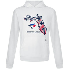 White Toronto Blue Jays Levelwear Sunrise Relay Hoodie