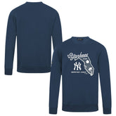 Navy New York Yankees Levelwear Zane Sunrise Sweatshirt