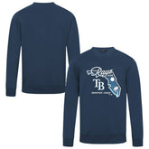 Navy Tampa Bay Rays Levelwear Zane Sunrise Sweatshirt