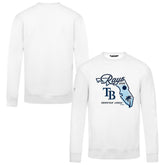 White Tampa Bay Rays Levelwear Zane Sunrise Sweatshirt