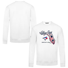 White Toronto Blue Jays Levelwear Zane Sunrise Sweatshirt