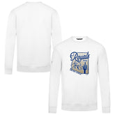 White Kansas City Royals Levelwear Zane Sunrise Sweatshirt