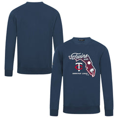 Navy Minnesota Twins Levelwear Zane Sunrise Sweatshirt