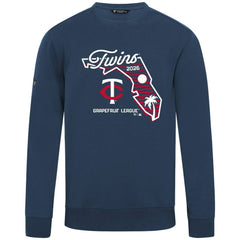 Navy Minnesota Twins Levelwear Zane Sunrise Sweatshirt