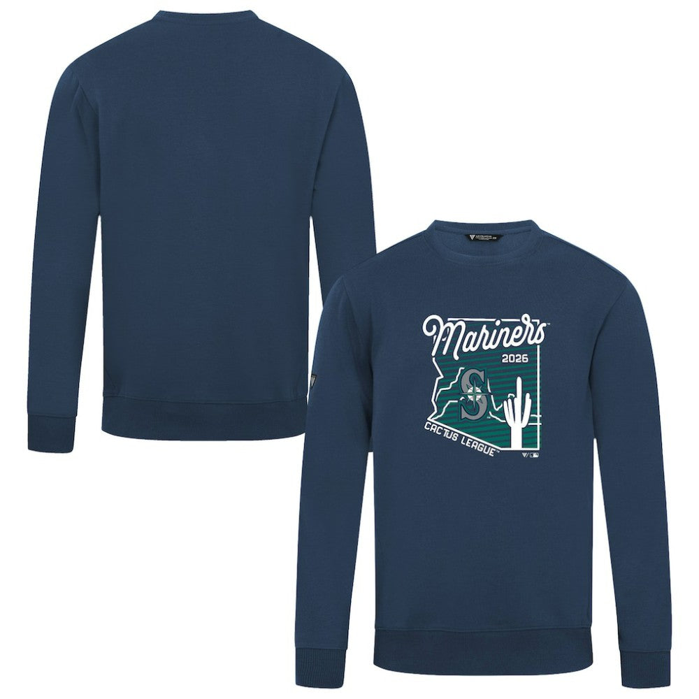 Navy Seattle Mariners Levelwear Zane Sunrise Sweatshirt
