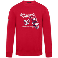 Red Washington Nationals Levelwear Zane Sunrise Sweatshirt