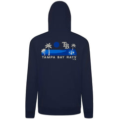 Navy Tampa Bay Rays Levelwear Panoramic Podium Hoodie