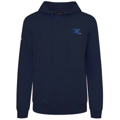 Navy Miami Marlins Levelwear Panoramic Podium Hoodie