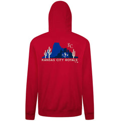 Red Kansas City Royals Levelwear Panoramic Podium Hoodie