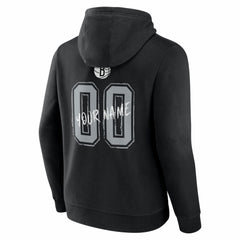 Brooklyn Nets Big & Tall Hustle Personalized Name & Number Hoodie