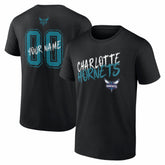 Charlotte Hornets Big & Tall Hustle Personalized Name & Number T-Shirt