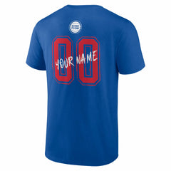 Detroit Pistons Big & Tall Hustle Personalized Name & Number T-Shirt sale
