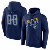 Memphis Grizzlies Big & Tall Hustle Personalized Name & Number Hoodie