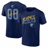 Memphis Grizzlies Big & Tall Hustle Personalized Name & Number T-Shirt