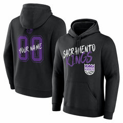 Sacramento Kings Big & Tall Hustle Personalized Name & Number Hoodie
