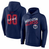 Washington Wizards Big & Tall Hustle Personalized Name & Number Hoodie