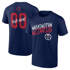 Washington Wizards Big & Tall Hustle Personalized Name & Number T-Shirt