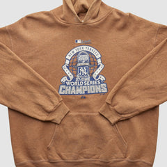 Tan New York Yankees Majestic 2009 Hooded Pullover Sweatshirt