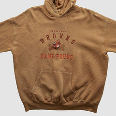 Lee Apparel 90s Hooded Pullover Sweatshirt - Cleveland Browns Pullover