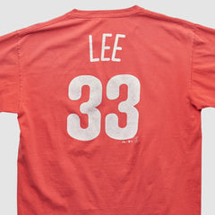Red Philadelphia Phillies Majestic 2000s T-shirt