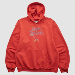 Red St. Louis Cardinals Genuine Merchandise 2000s Hooded Pullover Sweatshirt