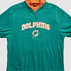 2010s Hooded Pullover Sweatshirt - Miami Dolphins Pullover
