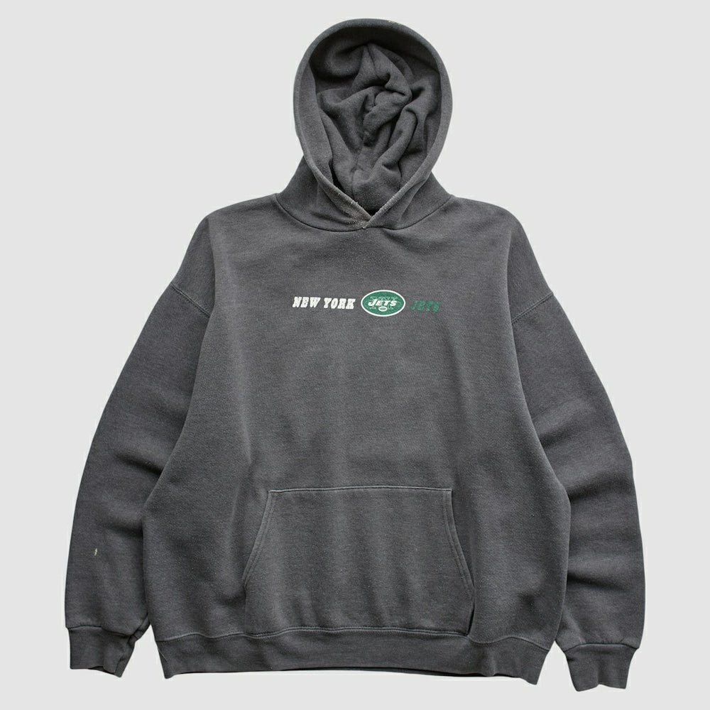 Team Edition Apparel 2000s Hooded Pullover Sweatshirt - New York Jets Pullover
