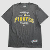 Dark Heather Gray Pittsburgh Pirates Majestic 2010s T-shirt