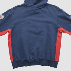 Navy Washington Nationals Majestic 2000s Hooded Pullover Sweatshirt