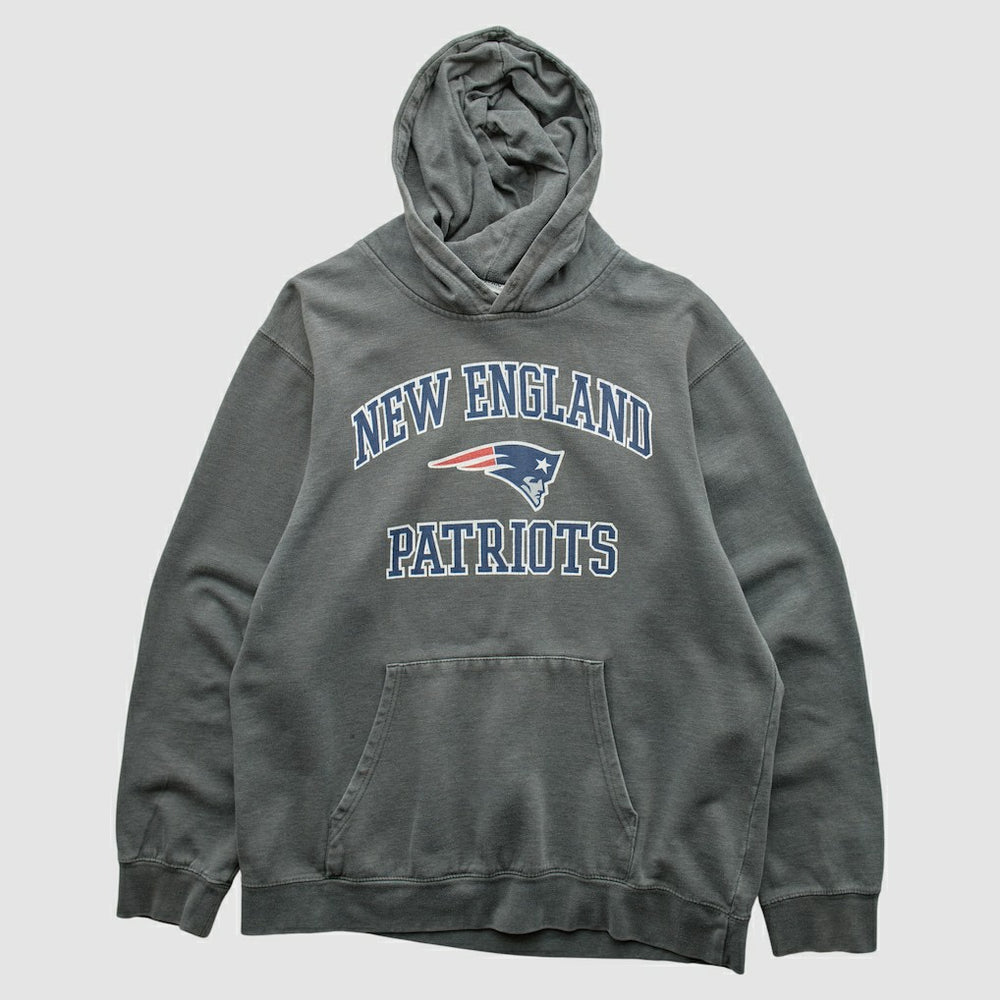 Majestic 2010s Hooded Pullover Sweatshirt - New England Patriots Pullover