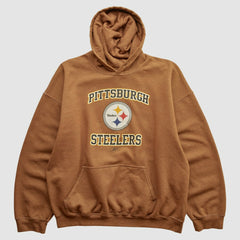Reebok 2000s Hooded Pullover Sweatshirt - Pittsburgh Steelers Pullover