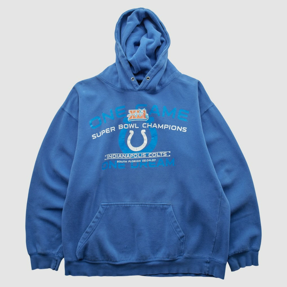 Alstyle 2007 Hooded Pullover Sweatshirt - Indianapolis Colts Pullover