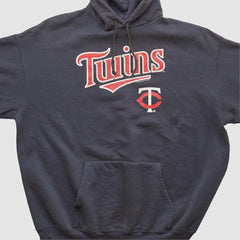 Navy Minnesota Twins MLB 2000s Hooded Pullover Sweatshirt