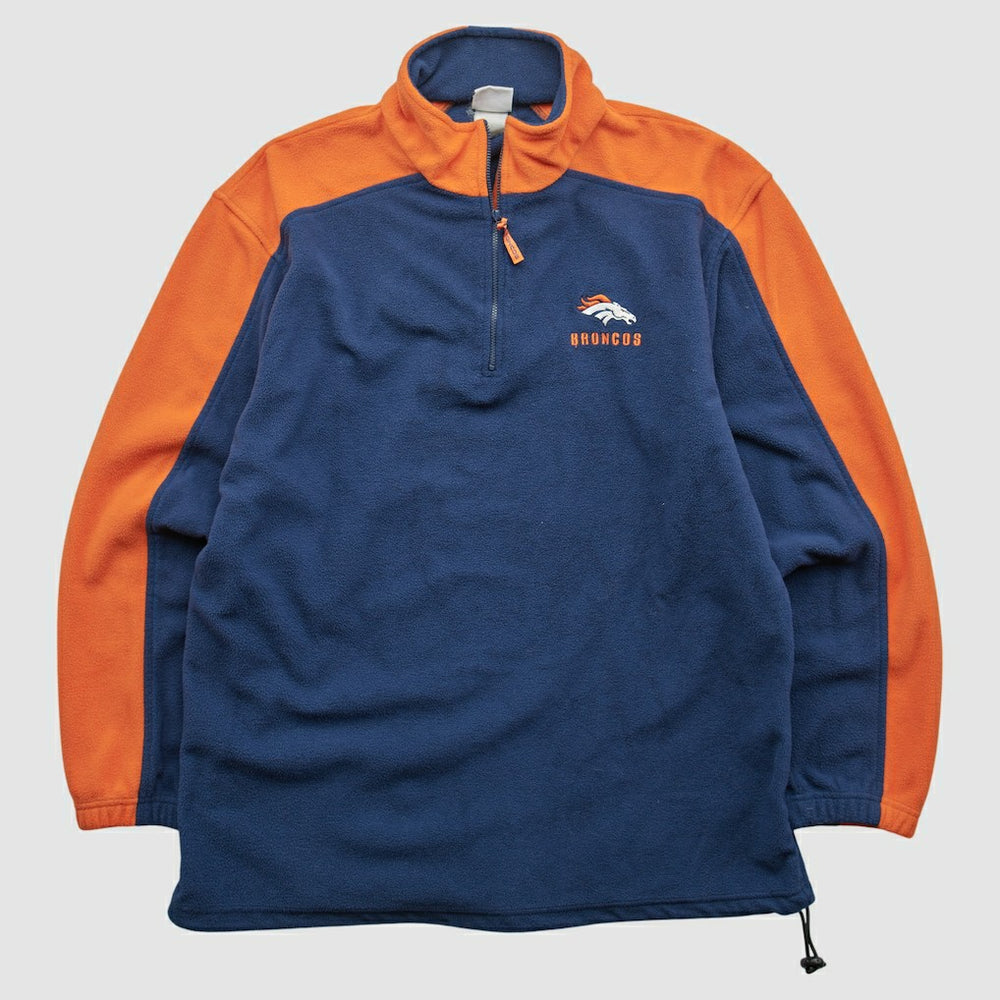 NFL 2000s 1/4 Zip Sweatshirt - Denver Broncos Sweatshirts