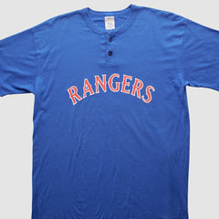 Blue Texas Rangers Majestic 2000s T-shirt