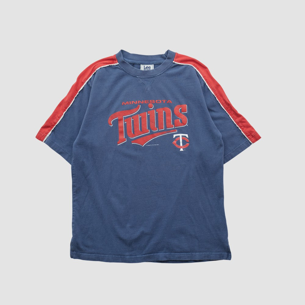 Navy Minnesota Twins Lee Apparel T-shirt