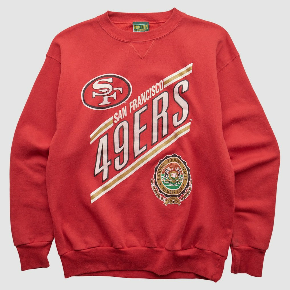 Home Team Advantage 90s Pullover Sweatshirt - San Francisco 49ers Pullover