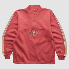 NFL 2000s 1/4 Zip Sweatshirt - San Francisco 49ers Sweatshirts