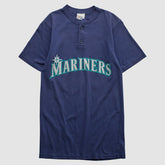 Navy Seattle Mariners Majestic 2000s T-shirt