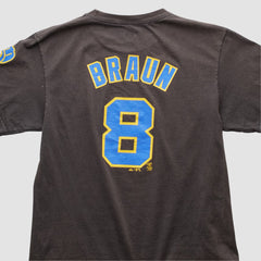 Black Milwaukee Brewers Majestic 2000s T-shirt