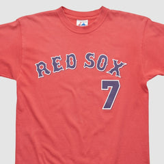 Red Boston Red Sox Majestic 2000s T-shirt